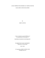 A soil temperature degree-day model for the alkali bee (Nomia melanderi)