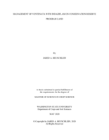 Management of ventenata with indaziflam on conservation reserve program land