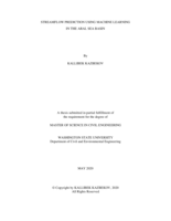 Streamflow prediction using machine learning in the Aral Sea basin