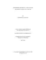 Engendering the house: A 1500-year-old Southwest Alaska ena at DIL-088