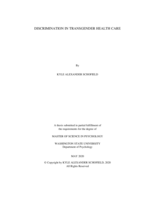 Discrimination in transgender health care