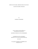 Effects of dynamic amplification of occupant loads on floors and decks