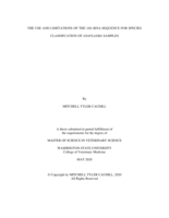 The use and limitations of the 16S rRNA sequence for species classification of Anaplasma samples