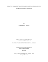 Impact of leached ettringite stability and transformation on incorporated iodine retention