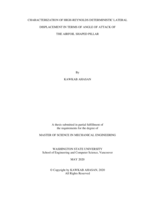Characterization of high-Reynolds deterministic lateral displacement in terms of angle of attack of the airfoil shaped pillar
