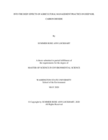 Into the deep: Effects of agricultural management practice on deep soil carbon dioxide