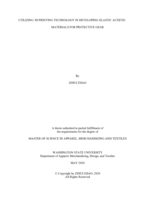 Utilizing 3D printing technology in developing elastic auxetic materials for protective gear