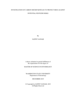 Investigation of carbon microparticles to protect bees against potential pesticide risks