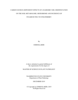 Carbon source-dependent effects of anaerobic soil disinfestation on the soil metabolone, microbiome and incidence of fusarium wilt in strawberry
