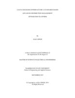 A data exchange interface for a standards based advanced distribution management integration platform