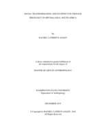 Social transformation and its effect on teenage pregnancy in Mpumalanga, South Africa