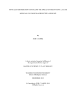 Mutualist distribution constrains the spread of the invasive legume Medicago polymorphia across the landscape