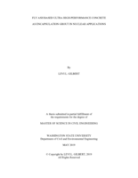Fly ash based ultra high-performance concrete as encapsulation grout in nuclear applications