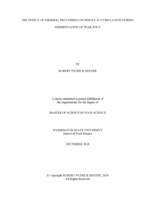 The effect of thermal processing on indole accumulation during fermentation of pear juice