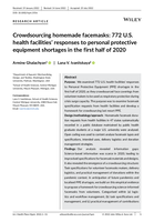Crowdsourcing homemade facemasks: 772 U.S. health facilities' responses to personal protective equipment shortages in the first half of 2020