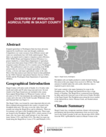 Overview of irrigated agriculture in Skagit County