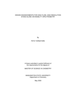 Design enhancements for high-flow high-resolution stand-alone ion mobility spectrometry