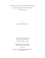 Work-based learning in Vancouver public schools: Equitable access and relationship with academic success 