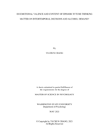 Do emotional valence and content of episodic future thinking matter on intertemporal decisions and alcohol demand?