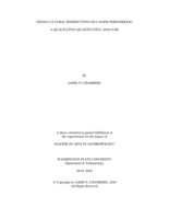 Cross-cultural perspectives on canine personhood: A qualitative-quantitative analysis