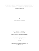 Development and improvement of on-site molecular detection of Spongospora subterranea f. sp. subterranea and other soilborne pathogens of potato