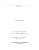 Laparoscopic entry technique related complication rates in 159 dogs and cats