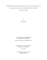 Interpreting madness in northern Thailand: Conceptualization of health and illness for an interdependently-oriented porosity of mind