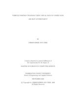 Vehicle position tracking using visual data in under-tank air slot environment