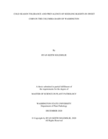 Cold season tolerance and prevalence of seedling blights in sweet corn in the Columbia Basin of Washington