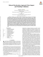 Delayed Deceleration Approach Noise Impact and Modeling Validation