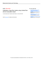 Calibration of gas flow meters using choked flow and an evacuated vessel