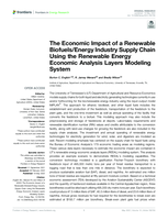 The Economic Impact of a Renewable Biofuels/Energy Industry Supply Chain Using the Renewable Energy Economic Analysis Layers Modeling System