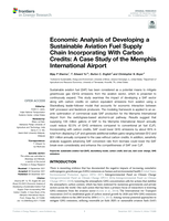 Economic Analysis of Developing a Sustainable Aviation Fuel Supply Chain Incorporating With Carbon Credits: A Case Study of the Memphis International Airport