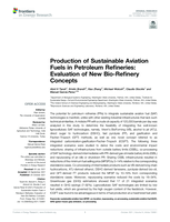 Production of Sustainable Aviation Fuels in Petroleum Refineries: Evaluation of New Bio-Refinery Concepts