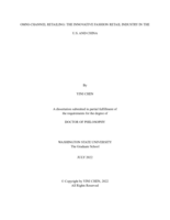 OMNI-CHANNEL RETAILING: THE INNOVATIVE FASHION RETAIL INDUSTRY IN THE U.S. AND CHINA
