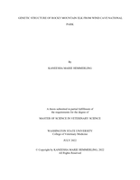 GENETIC STRUCTURE OF ROCKY MOUNTAIN ELK FROM WIND CAVE NATIONAL PARK