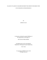 SCALING UP GASEOUS CHLORINE DIOXIDE TREATMENTS FOR REDUCTION OF PATHOGENS IN FRESH PRODUCE