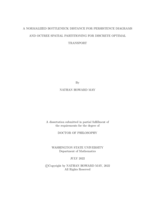 A NORMALIZED BOTTLENECK DISTANCE FOR PERSISTENCE DIAGRAMS AND OCTREE SPATIAL PARTITIONING FOR DISCRETE OPTIMAL TRANSPORT
