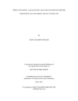 When Love Hurts: A Qualitative Analysis of Intimate Partner Violence in Law and Order: Special Victims Unit