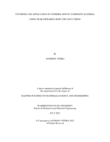 SYNTHESIS AND APPLICATION OF VITRIMER–MWCNT COMPOSITE MATERIAL USING NEAR–INFRARED LIGHT FOR FAST CURING