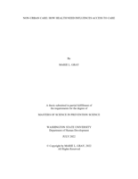 Non-Urban Care: How Health Need Influences Access to Care