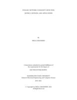 DYNAMIC NETWORK COMMUNITY DETECTION: METRICS, METHODS, AND APPLICATIONS
