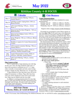 WSU Kittitas County Extension 4-H Focus, May 2022
