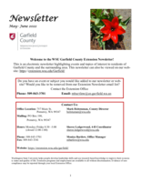 Garfield County Extension Newsletter, May-June 2022