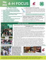 WSU Yakima County Extension 4-H Focus, May 2022