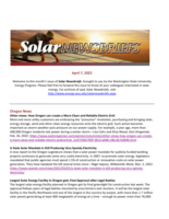 Solar Newsbriefs, April 2022