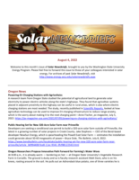 Solar Newsbriefs, August 2022