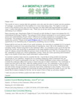 4H Monthly Update, June 2022