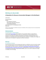 RCM News, March 2022