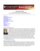 Rater News, Fall 2022